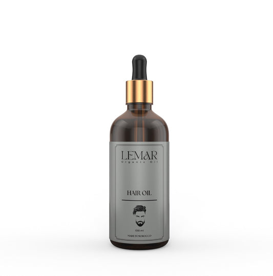 Lemar Premium Organic Men's Hair Oil 100% Organic